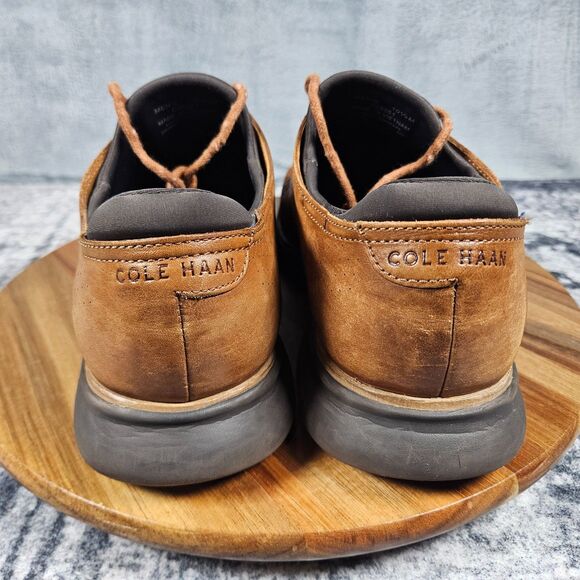Cole Haan 2.ZeroGrand Lined Laser Wingtip Oxford Brown Leather Mens 10.5M C25351